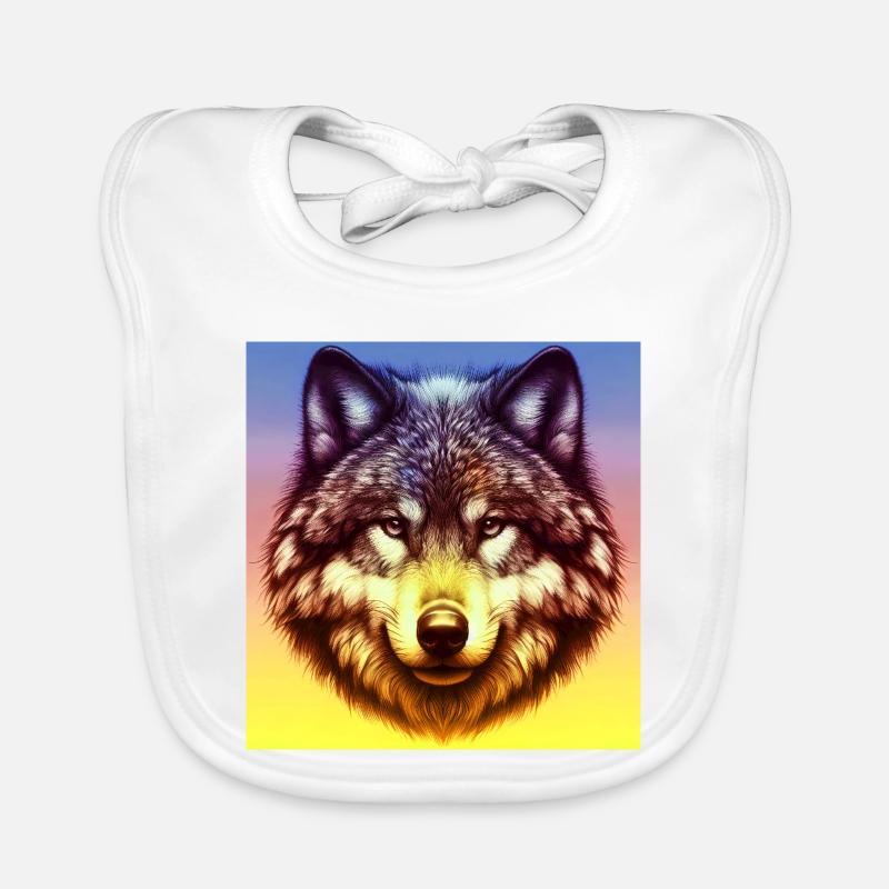 Wolf Organic Baby Bibs