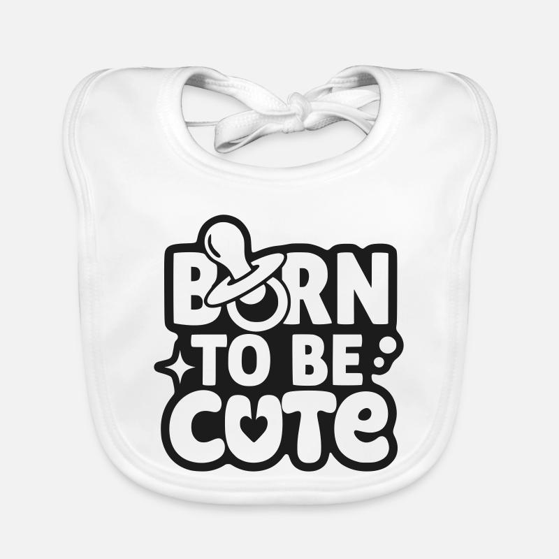 Born To Be Cute Organic Baby Bibs