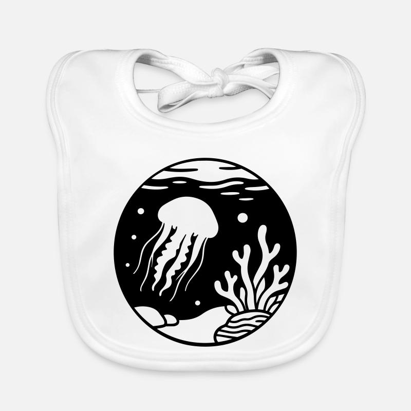 jellyfish Organic Baby Bibs