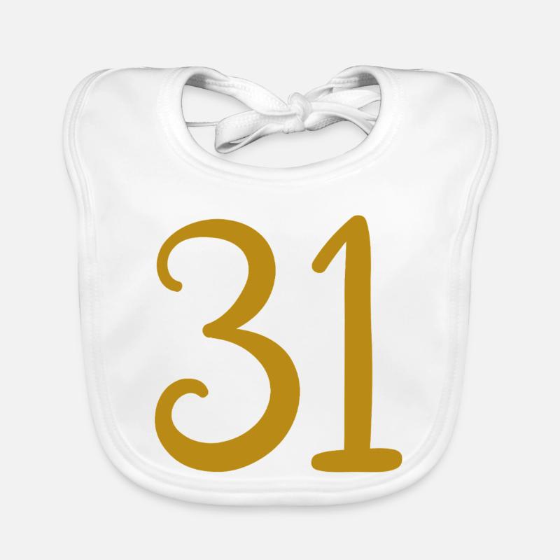 31 - Bavoir bio Bébé - blanc