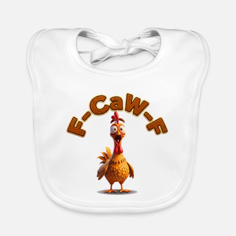F-Caw Cartoon Hahn | lustige Bilder, Lifestyle Baby Bio-Lätzchen