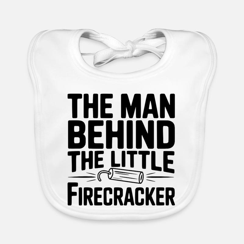 The Man Behind The Little Firecracker Organic Baby Bibs