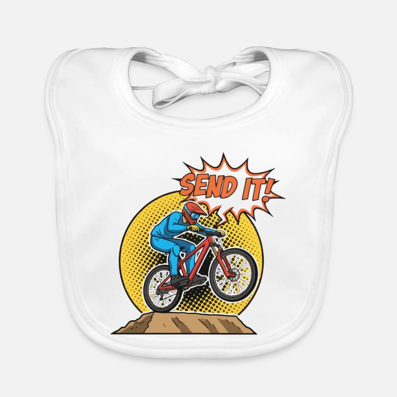 Saut à vélo MBT Send It Bavoir bio Bébé