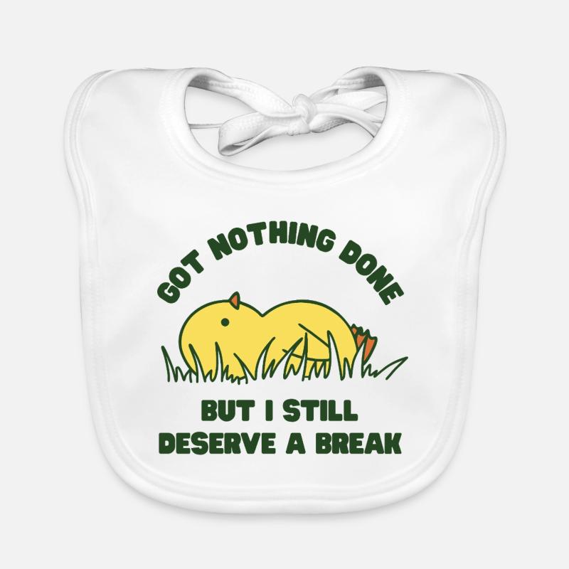 Got Nothing Done Organic Baby Bibs