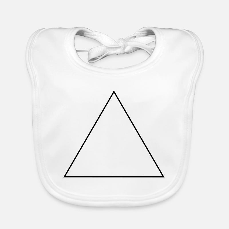Triangle / / isocèle équilatéral / / cadre Bavoir bio Bébé