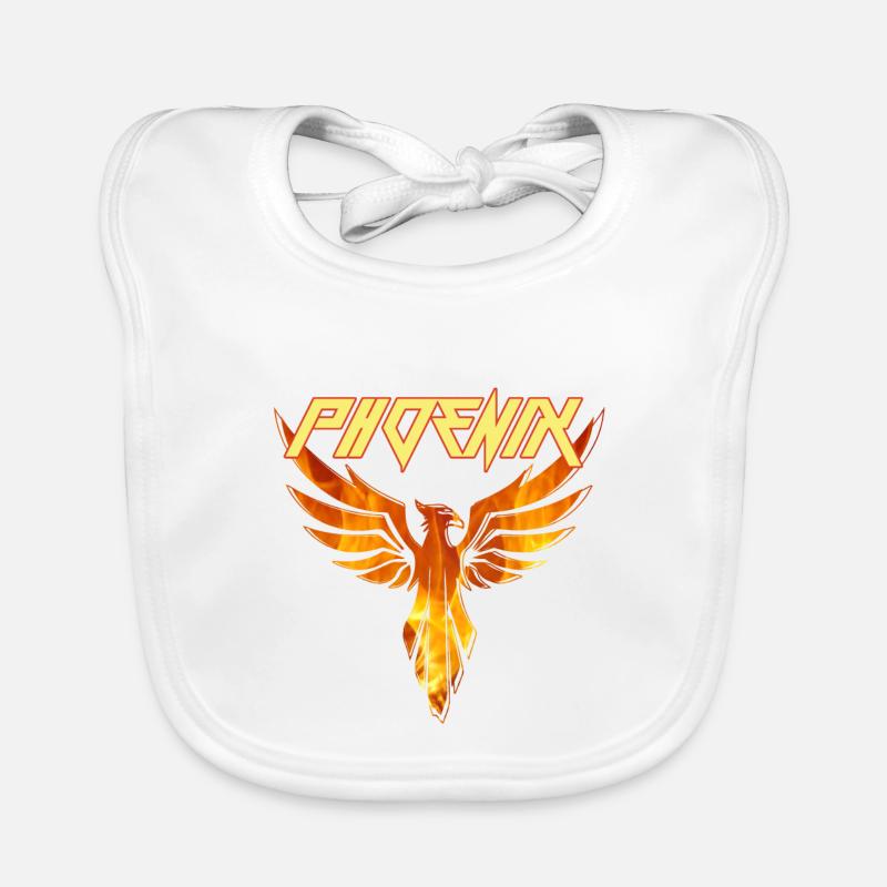 phoenix,phoenix,bird,fire,illustration Organic Baby Bibs