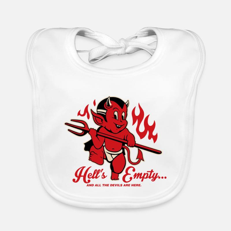 Devil and humor Organic Baby Bibs
