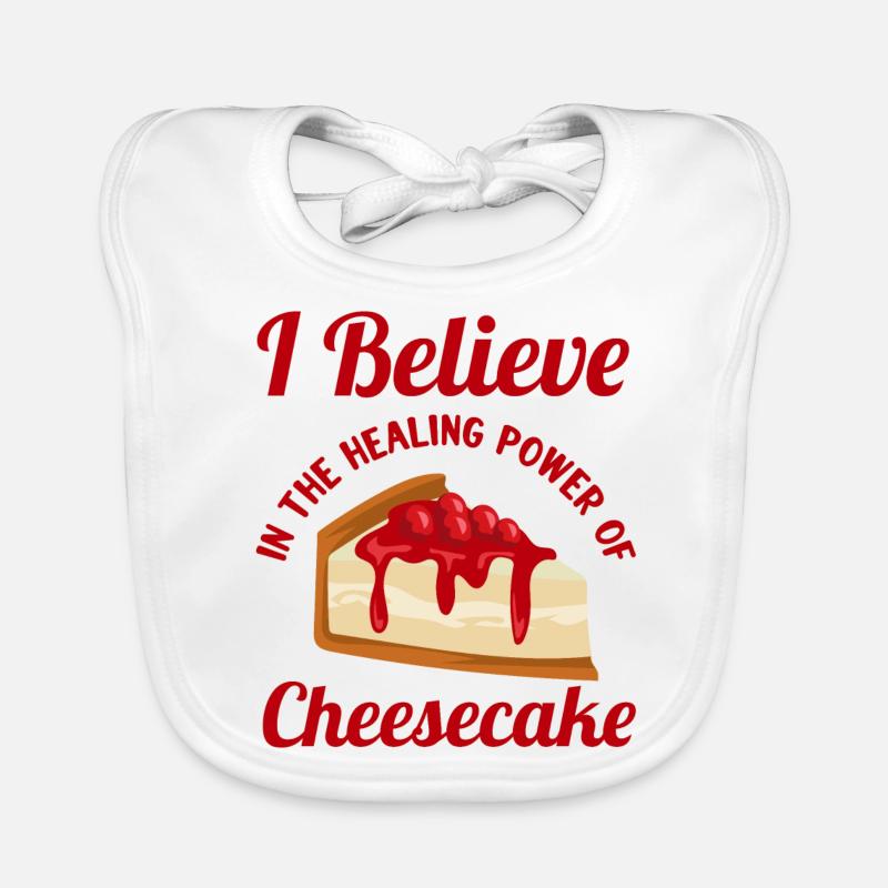 Cheesecake Healing Organic Baby Bibs