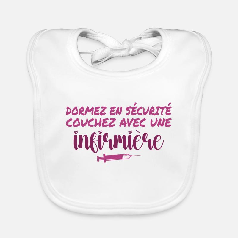 Dormez En Sécurité Couchez Avec Une Infirmière Bavoir bio Bébé