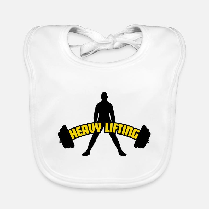 Heavy Lifting Organic Baby Bibs