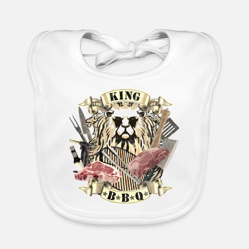 The King of BBQ Organic Baby Bibs