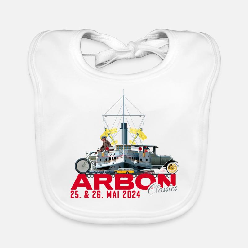 Arbon Classics 2024 mit Datum Baby Bio-Lätzchen