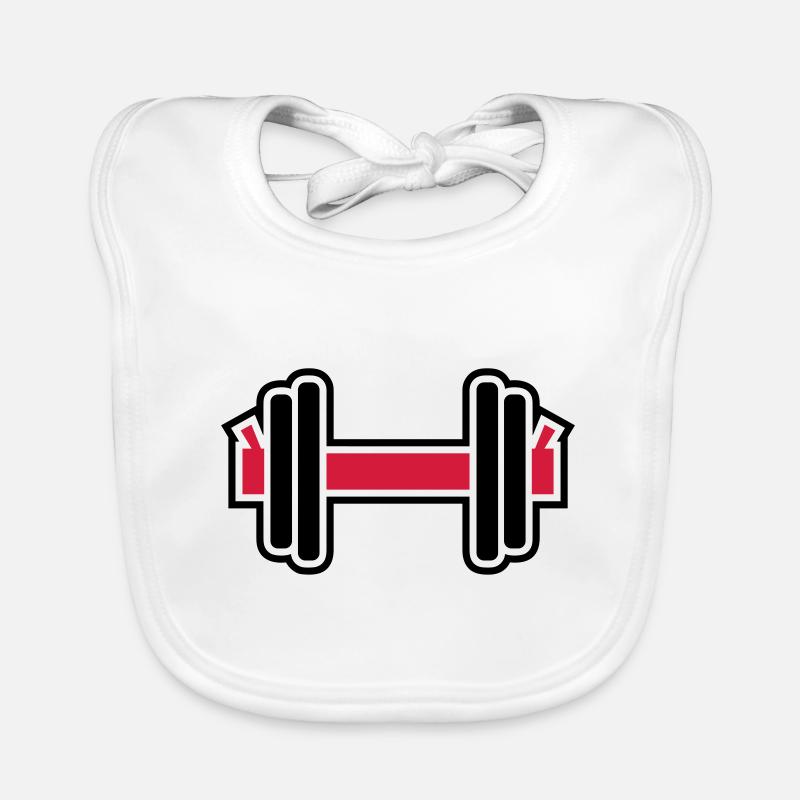 Dumbbell Organic Baby Bibs