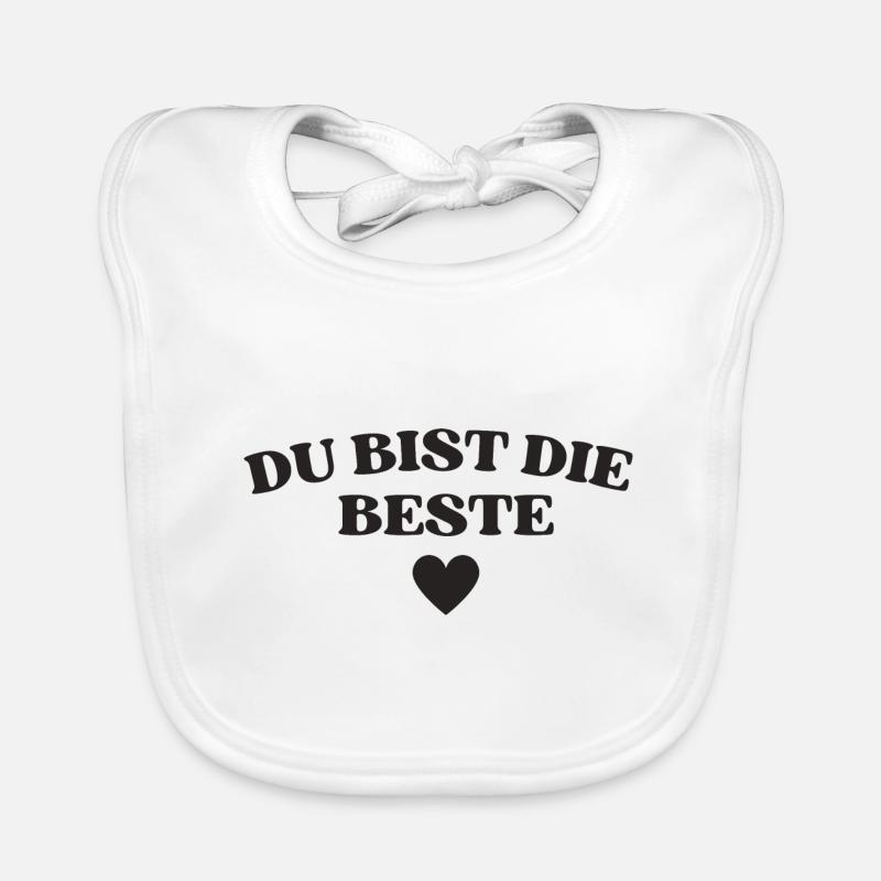 Du bist die Beste Baby Bio-Lätzchen
