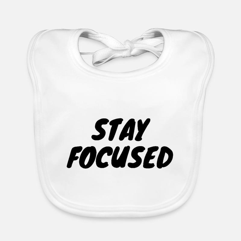 Stay Focused Organic Baby Bibs