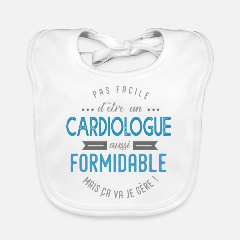 cardiologue formidable Bavoir bio Bébé