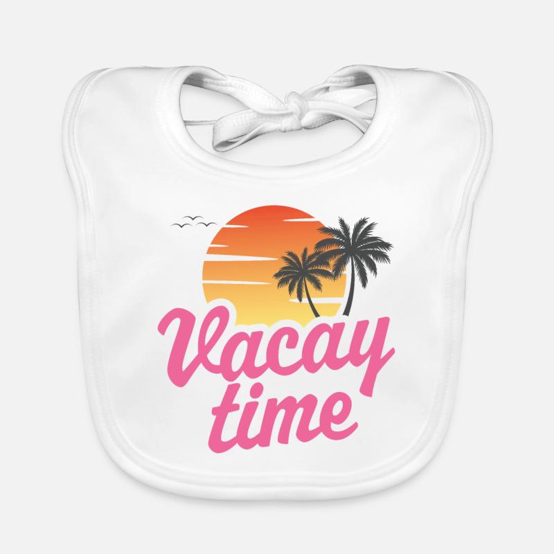 Vacay Time Strand Baby Bio-Lätzchen