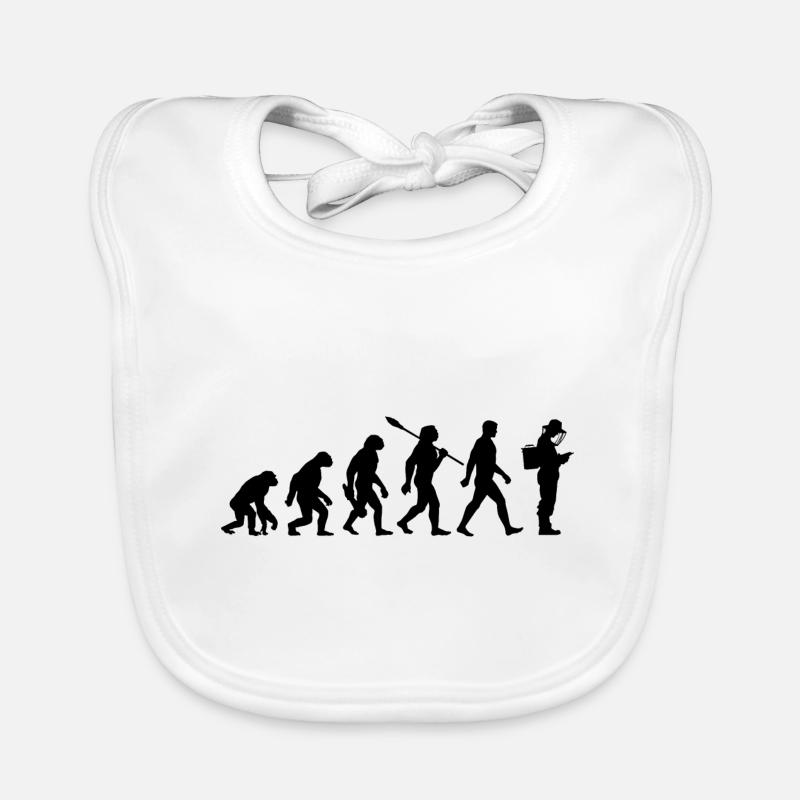 Evolution - Imker - Bienen - Bienenzucht Baby Bio-Lätzchen