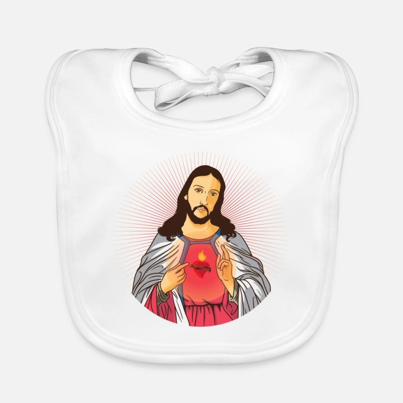 La chemise de Jésus-Christ Bavoir bio Bébé