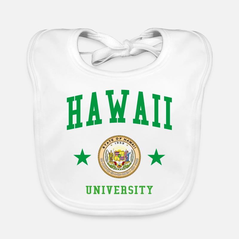 Hawaii University Organic Baby Bibs