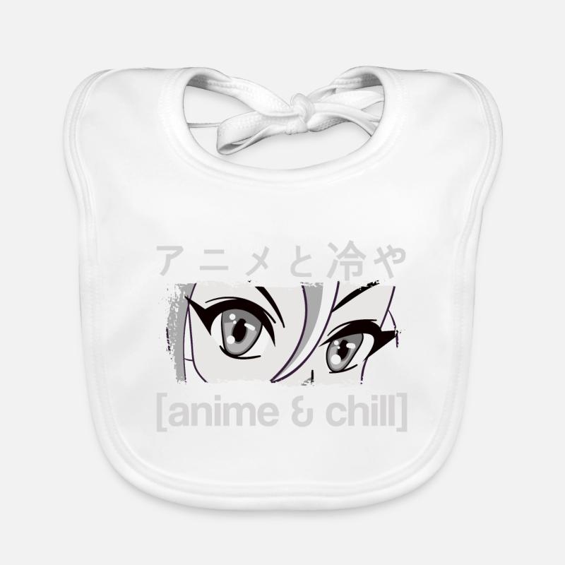 Anime & Chill Kanji Baby Bio-Lätzchen