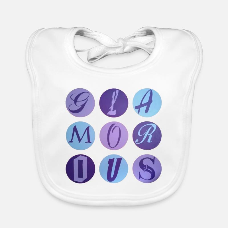 Glamorous dots Baby Bio-Lätzchen