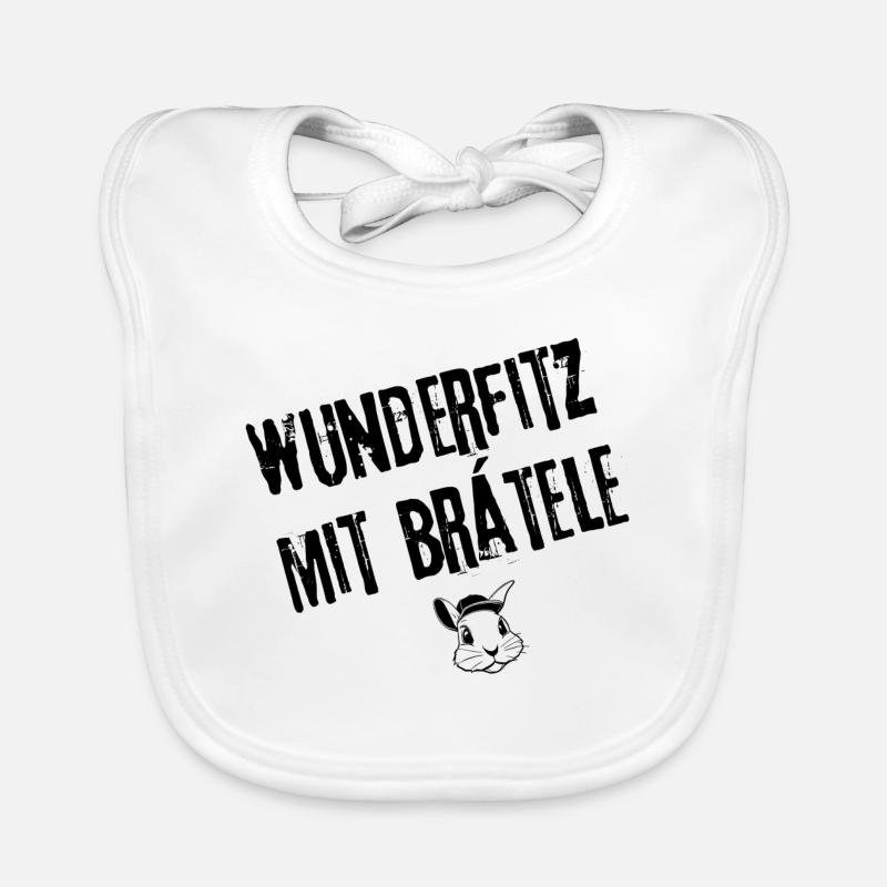 Wunderfitz mit Brätele | Redewendung Baby Bio-Lätzchen