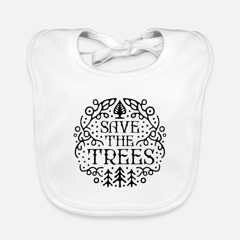 Rettung der Bäume Baby Bio-Lätzchen