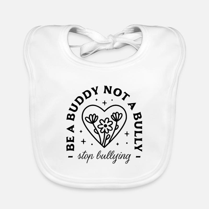 Kampf gegen Mobbing in der Schule Baby Bio-Lätzchen