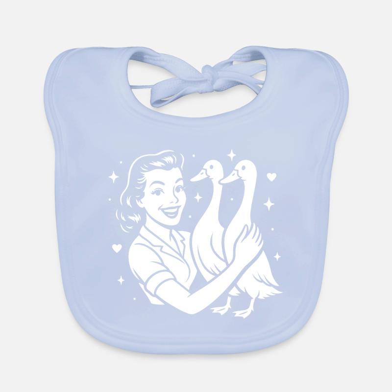 Runner Duck Breeding Runner Duck Mama Organic Baby Bibs