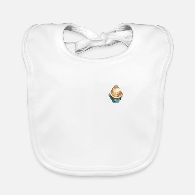 Kaffee Kaffee Kaffee / Geschenk Geschenkidee Baby Bio-Lätzchen