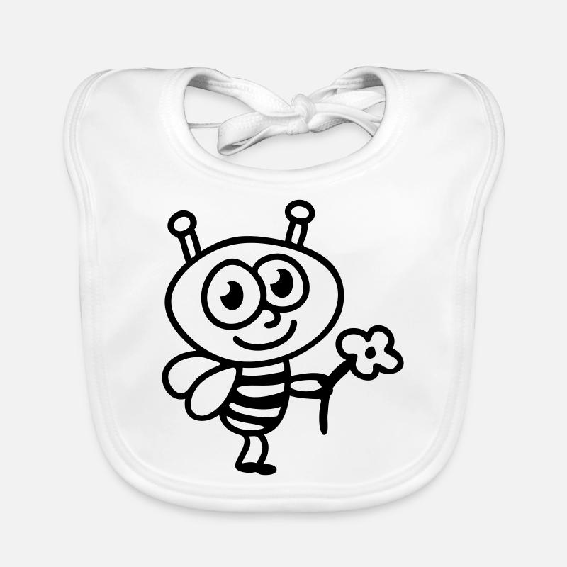 Bee + Fleur - Line Bavoir bio Bébé