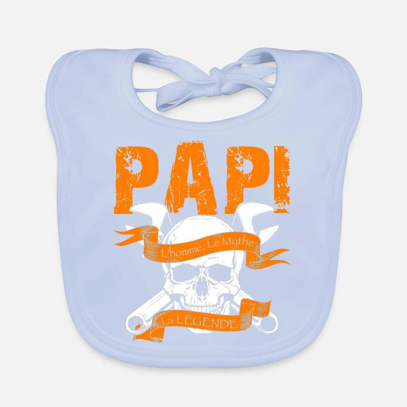 papi la legende Bavoir bio Bébé