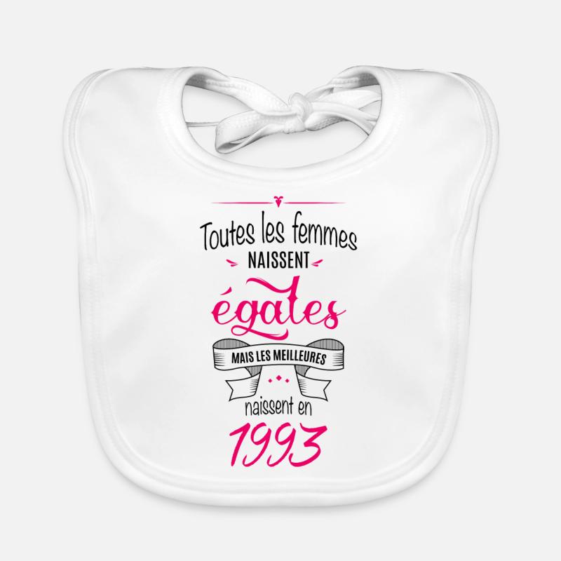 Année 1993 (fe) Bavoir bio Bébé