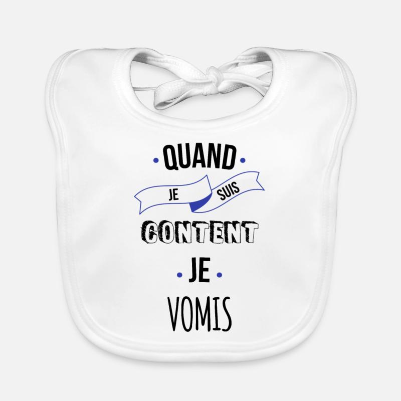 Je vomis Bavoir bio Bébé