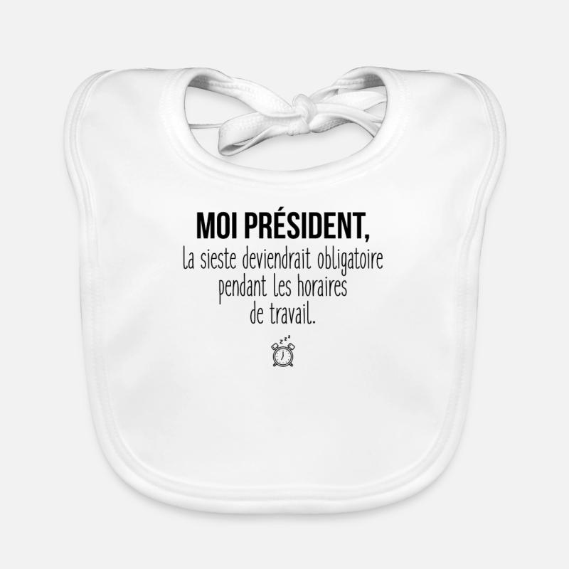 La sieste deviendrait... Bavoir bio Bébé