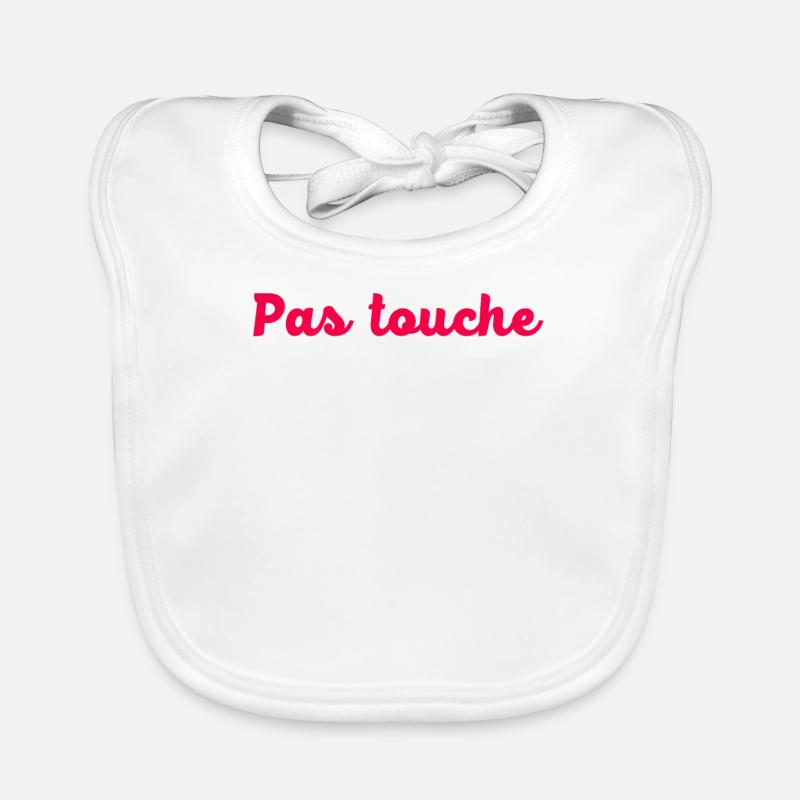 Pas touche Bavoir bio Bébé