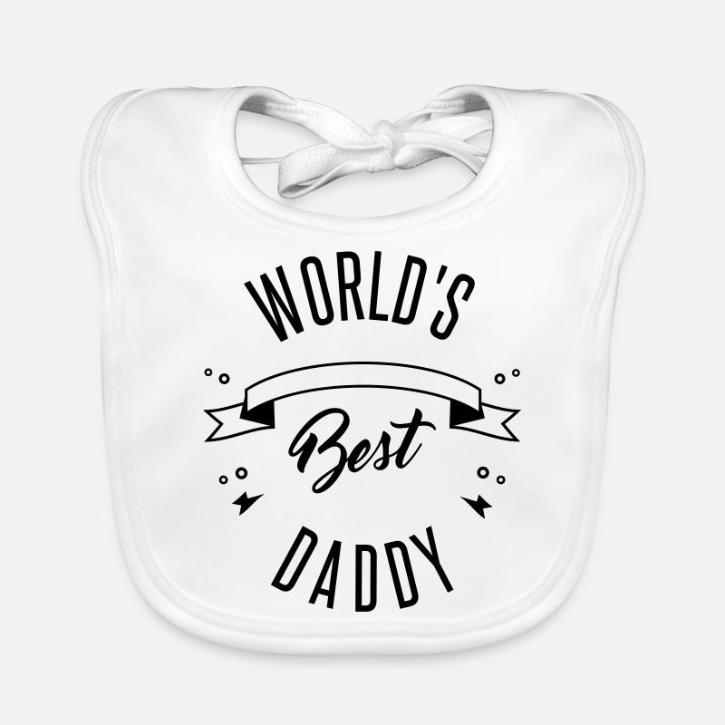 WORLD'S BEST DADDY Organic Baby Bibs