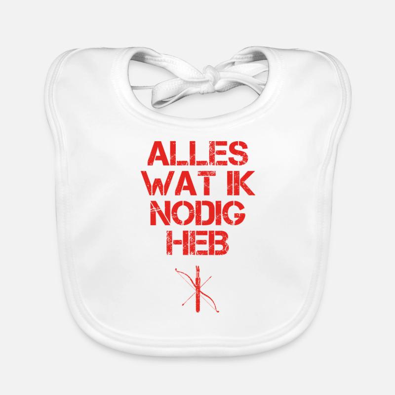 presentje wat ik nodig bogenschiessen bogen Baby Bio-Lätzchen