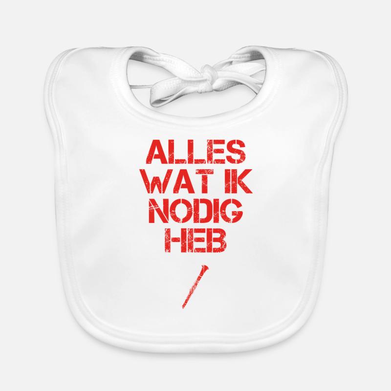presentje wat ik nodig clarinet klarinette Baby Bio-Lätzchen