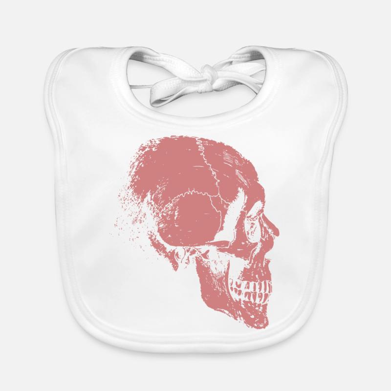skeleton Organic Baby Bibs