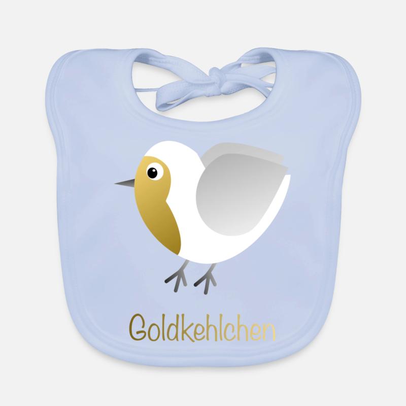 Goldkehlchen Baby Bio-Lätzchen