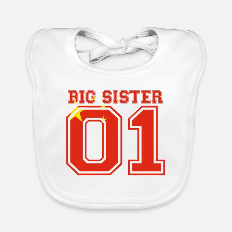 Big Sister grosse Schwester 01 China Baby Bio-Lätzchen