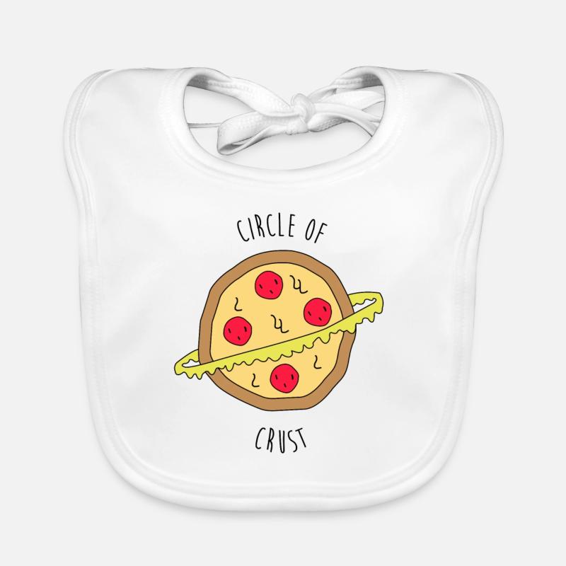 Pizza Cercle de croûte Bavoir bio Bébé
