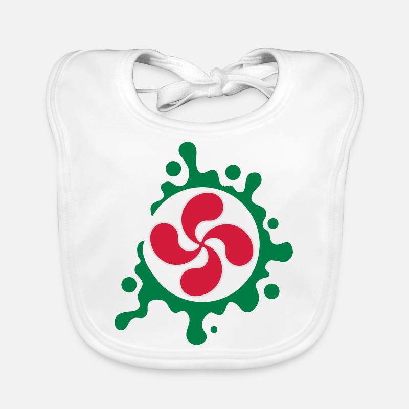 Splash Croix Basque Bavoir bio Bébé