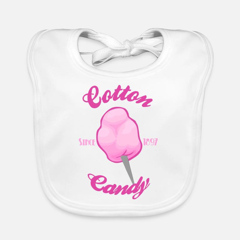 Zuckerwatte 2 Baby Bio-Lätzchen