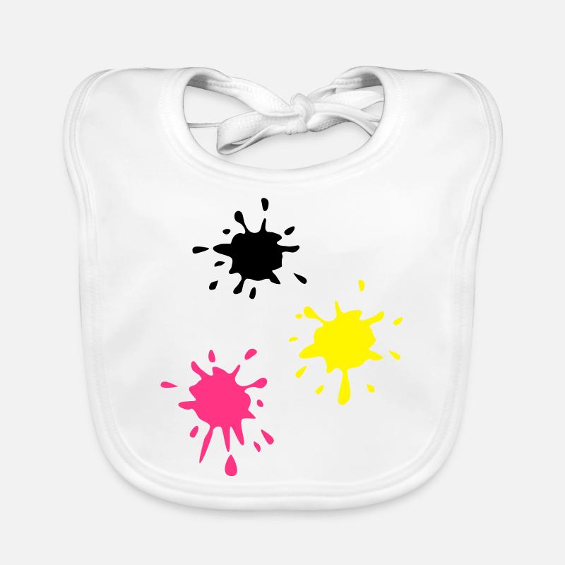 Kunst, Fleck, Paintball Baby Bio-Lätzchen