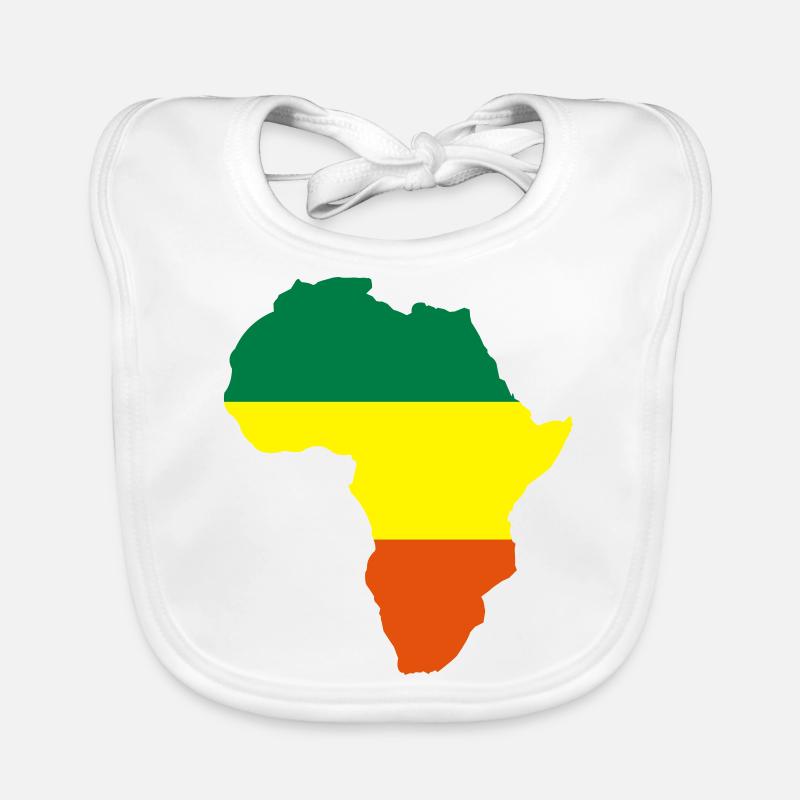 continent africain rasta Bavoir bio Bébé