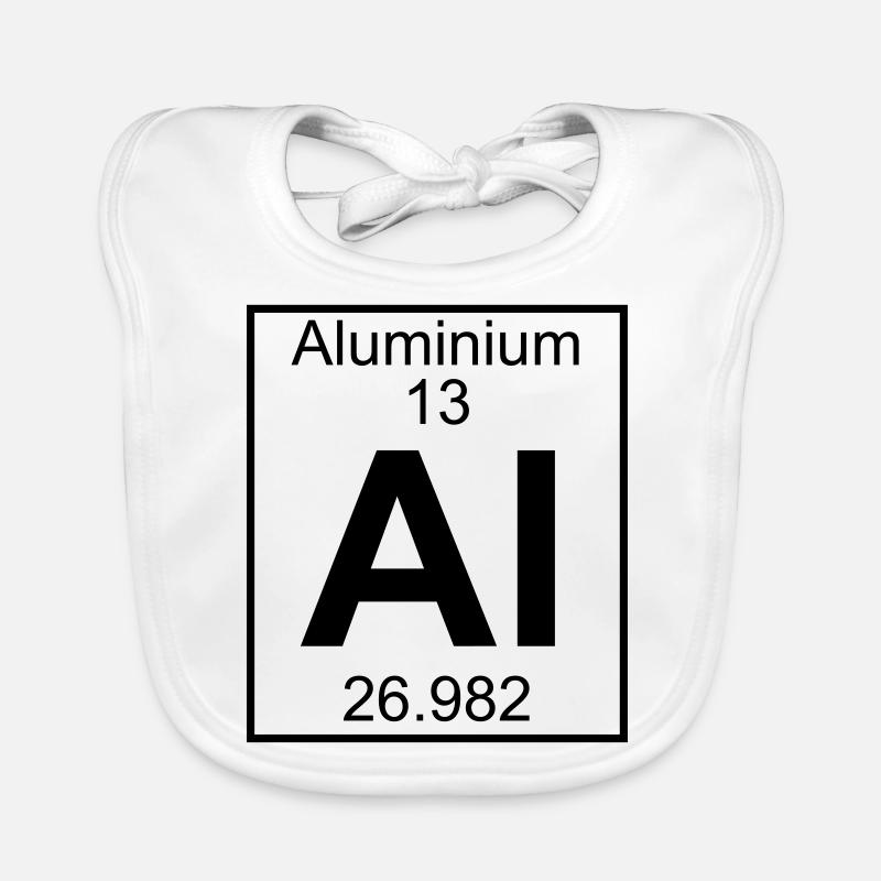 Aluminium (Al) (element 13) Organic Baby Bibs