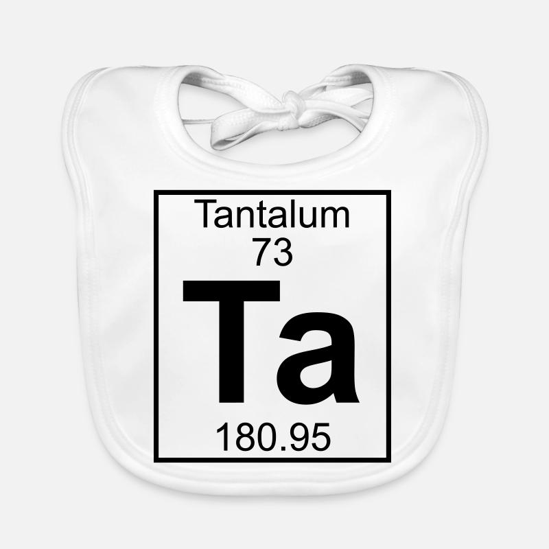 Element 073 - Ta (tantalum) - Full Bavoir bio Bébé